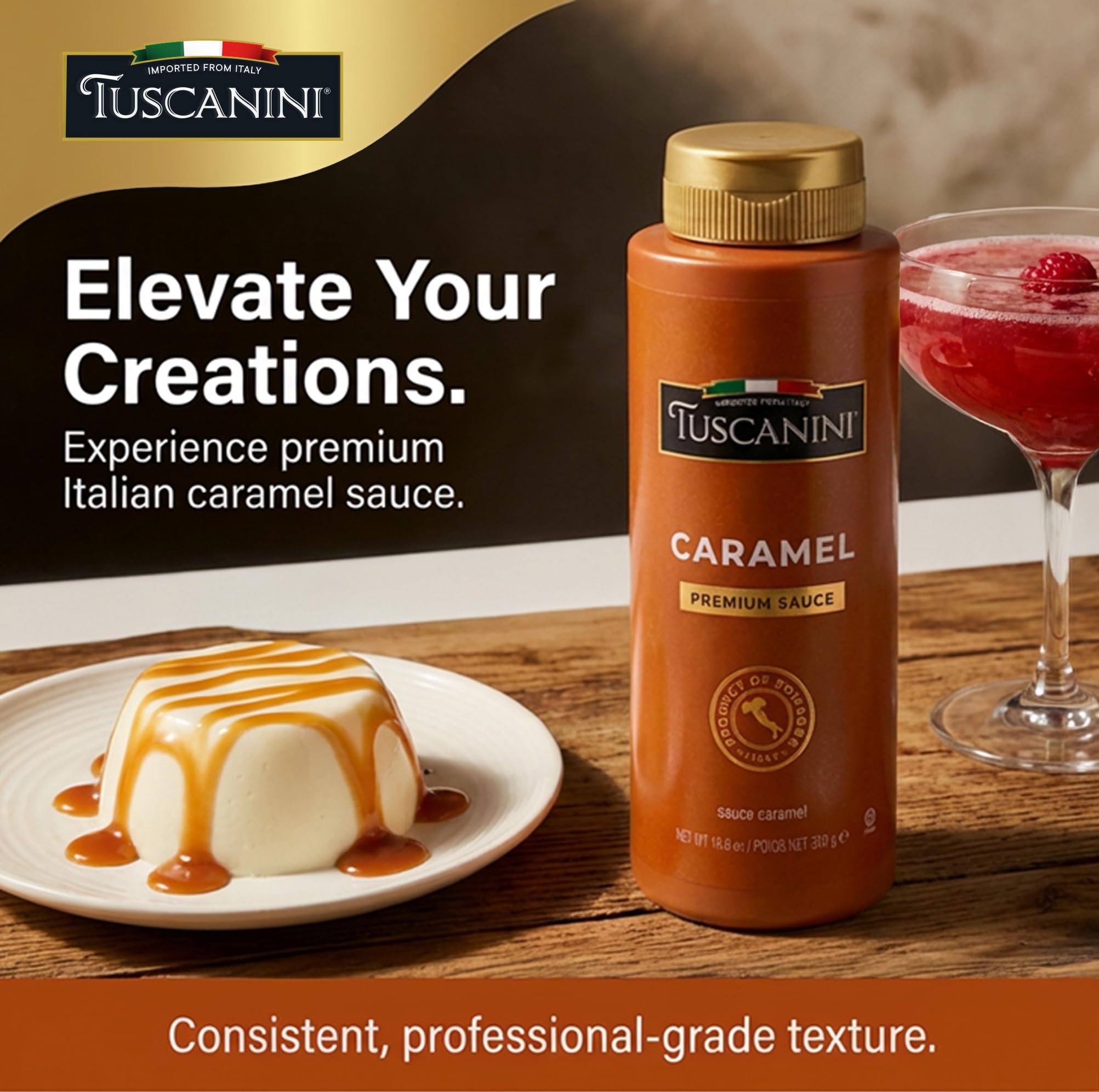 Amazon.com : Tuscanini Italian Premium Caramel Sauce, 8.8 oz
